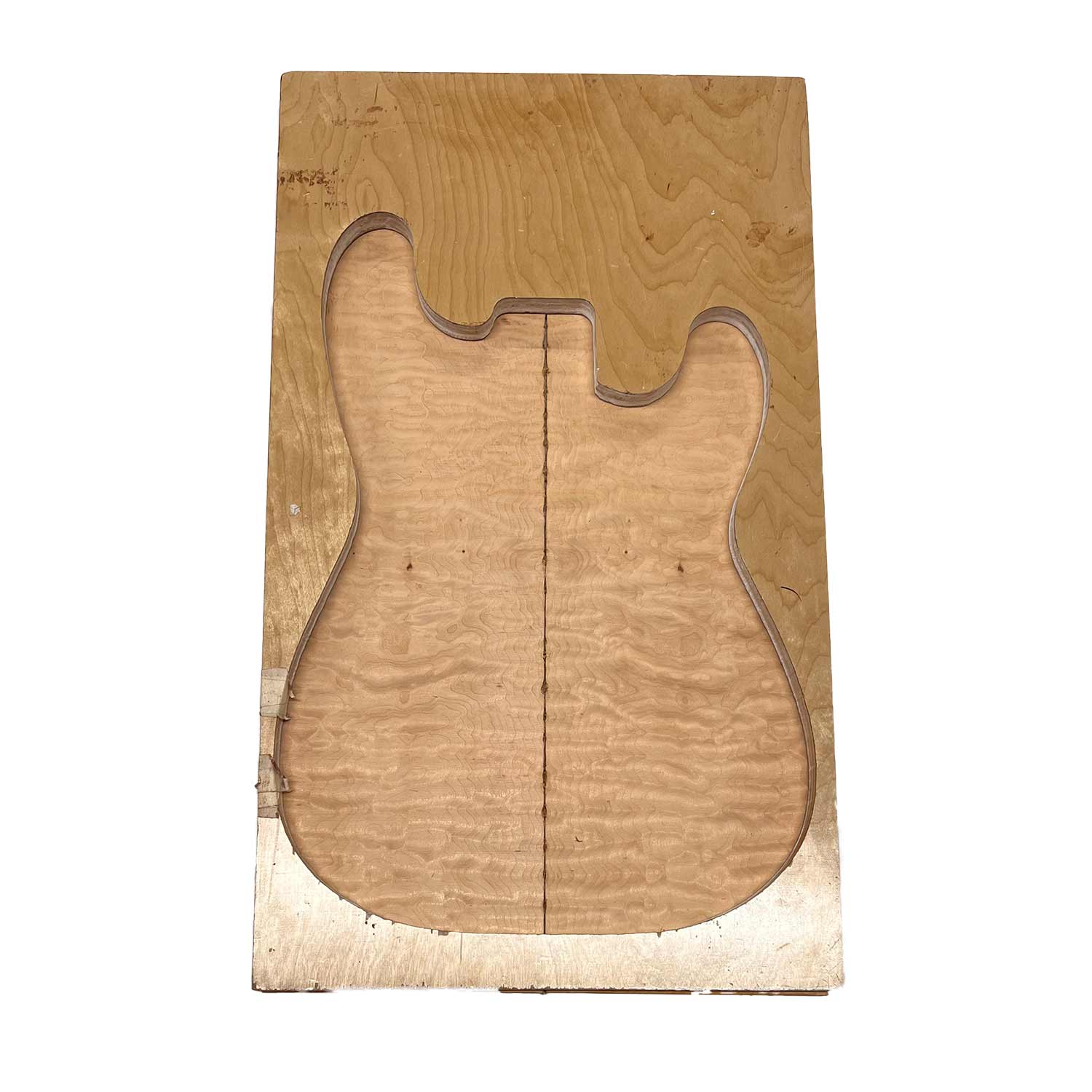 Quilted Curly Flame Maple  Drop Top 21&quot; x 6-3/4&quot; x 1/4&quot; 