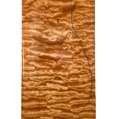 Quilted Curly Flame Maple  Drop Top 21&quot; x 6-3/4&quot; x 1/4&quot; 