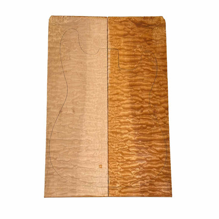 Quilted Curly Flame Maple  Drop Top 21" x 6-3/4" x 1/4" #96 F - Exotic Wood Zone 