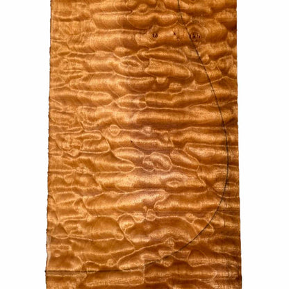 Quilted Curly Flame Maple  Drop Top 21&quot; x 6-3/4&quot; x 1/4&quot; 