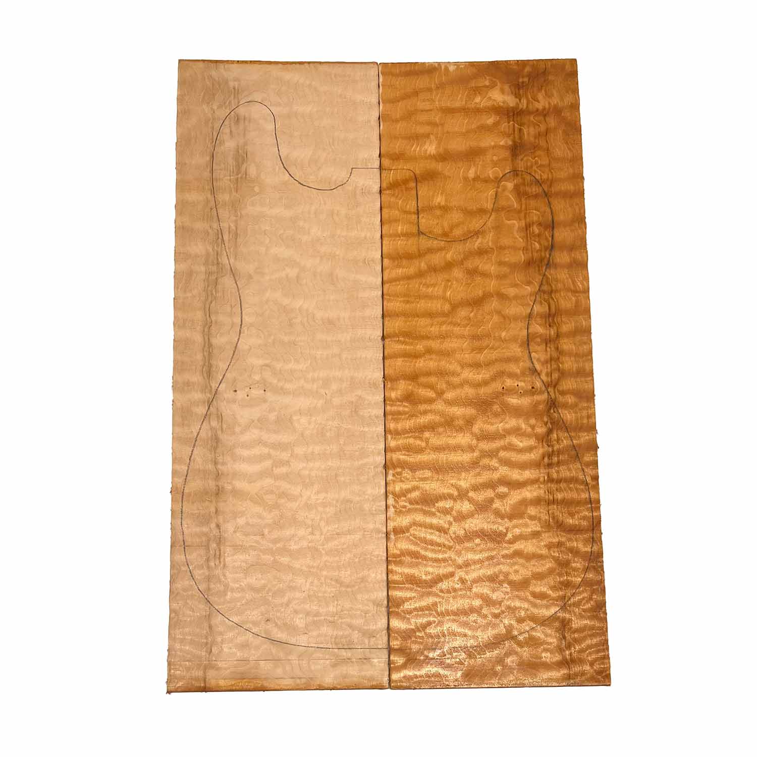 Quilted Curly Flame Maple  Drop Top 21" x 6-3/4" x 1/4" #96 H - Exotic Wood Zone 