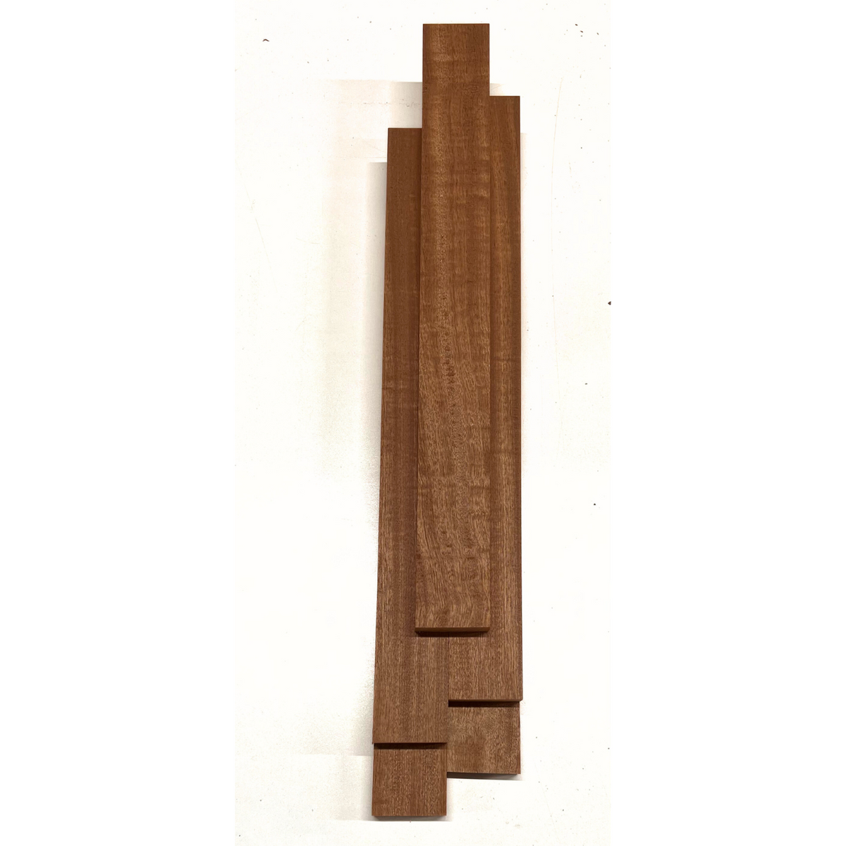 Pack Of 5 ,Quilted Curly Sapele 3/4 Lumber Boards/Cutting Board Blocks - Exotic Wood Zone - Buy online Across USA 