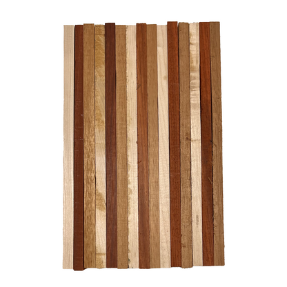 Pack of 15,Mixed Wood Cut Offs, DIY Craft Carving Lumber Cutoffs ( Padauk,Maple,Mahogany) - Exotic Wood Zone - Buy online Across USA 