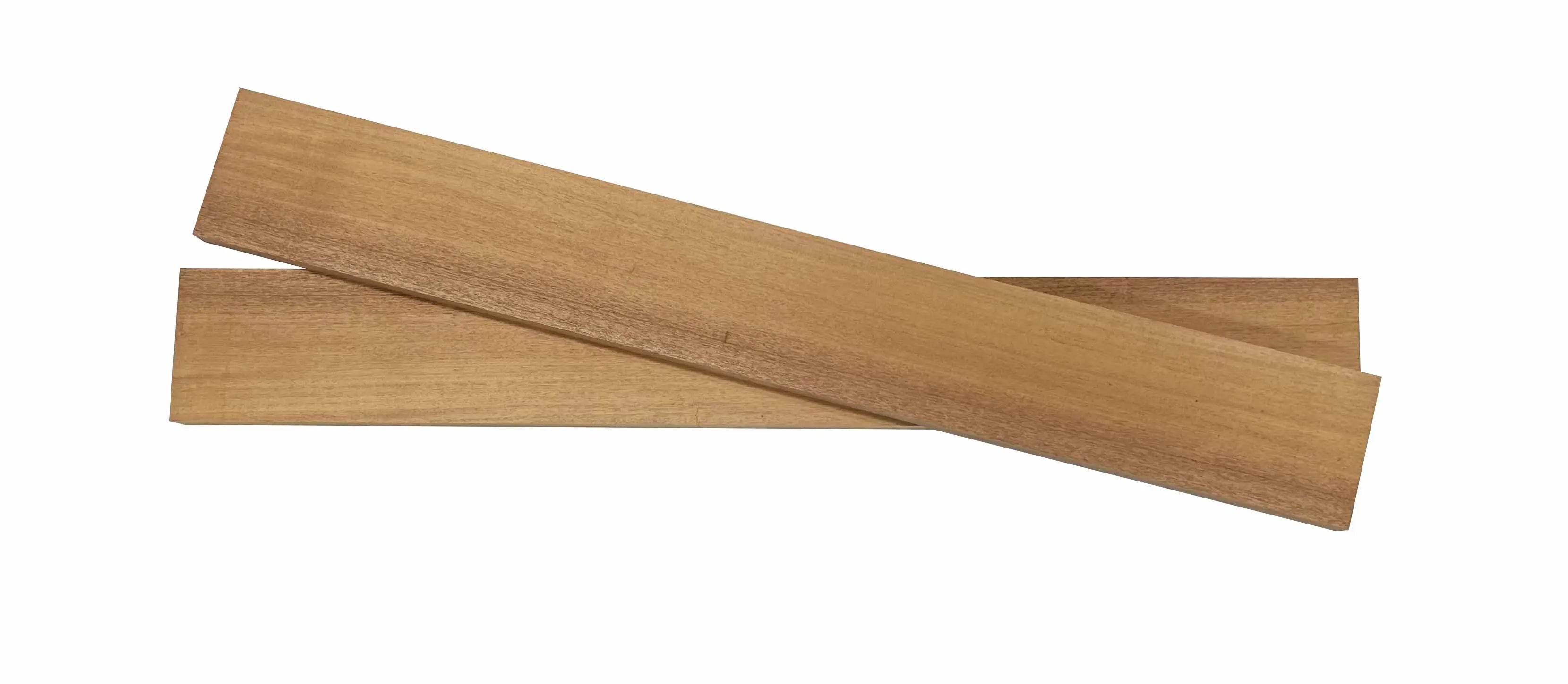 Paquete de zona de madera exótica de 10, caoba africana/Khaya 3/4 x 2 x 18  tablas de madera / bloque de tabla de cortar / bricolaje / artesanía de  madera / tablas de cortar -  España