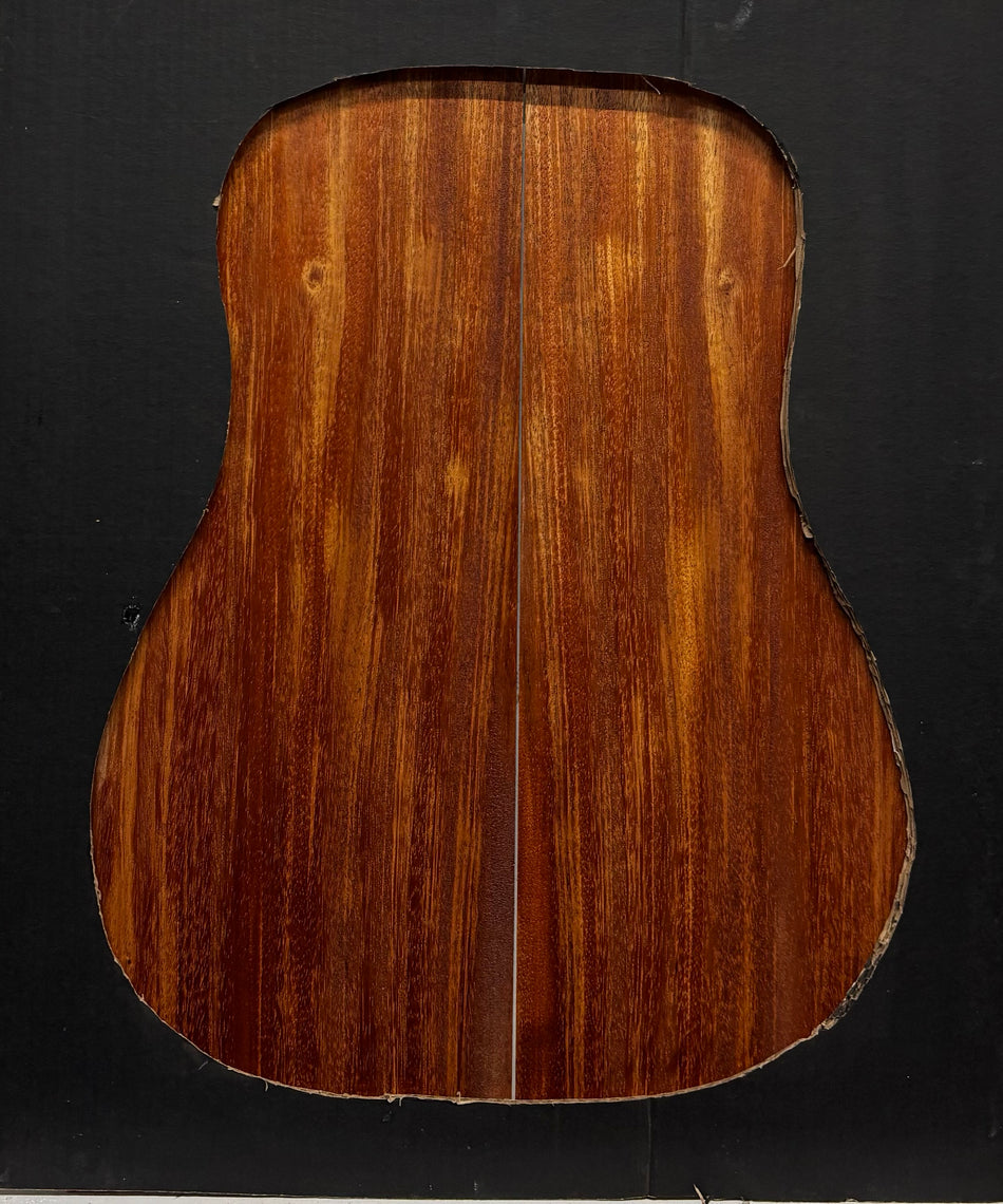 African Mahogany Dreadnought Guitar Back and Side Set #112