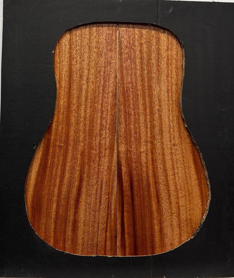 African Mahogany Dreadnought Guitar Back and Side Set #116