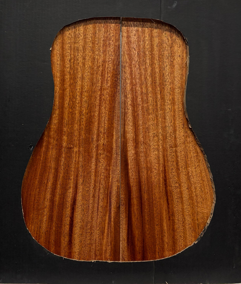 African Mahogany Dreadnought Guitar Back and Side Set #117