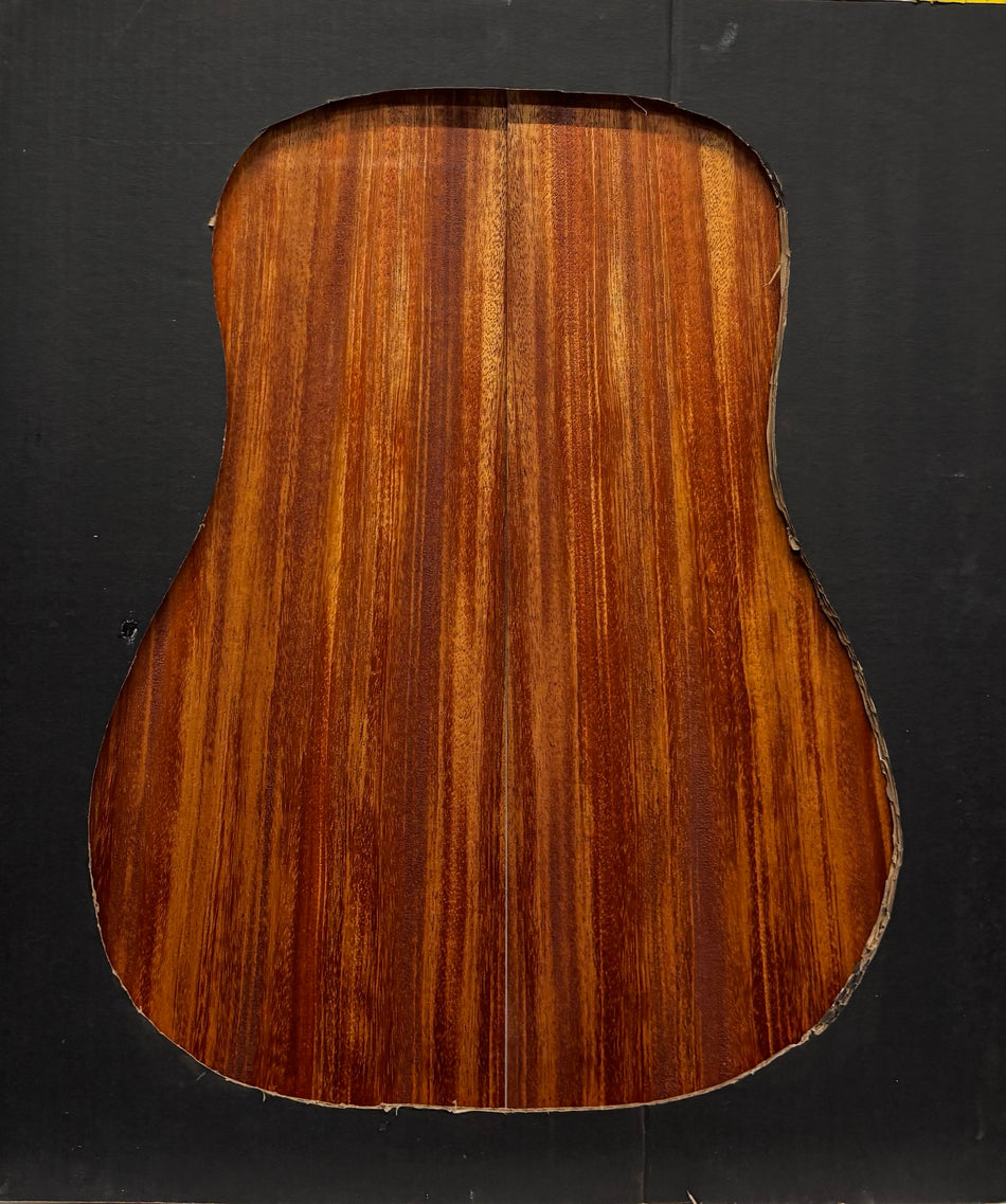 African Mahogany Dreadnought Guitar Back and Side Set #118
