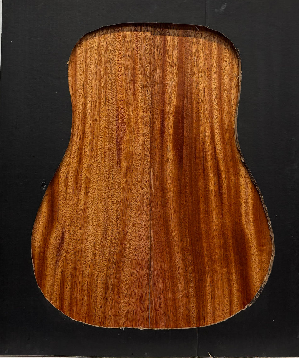 African Mahogany Dreadnought Guitar Back and Side Set #121