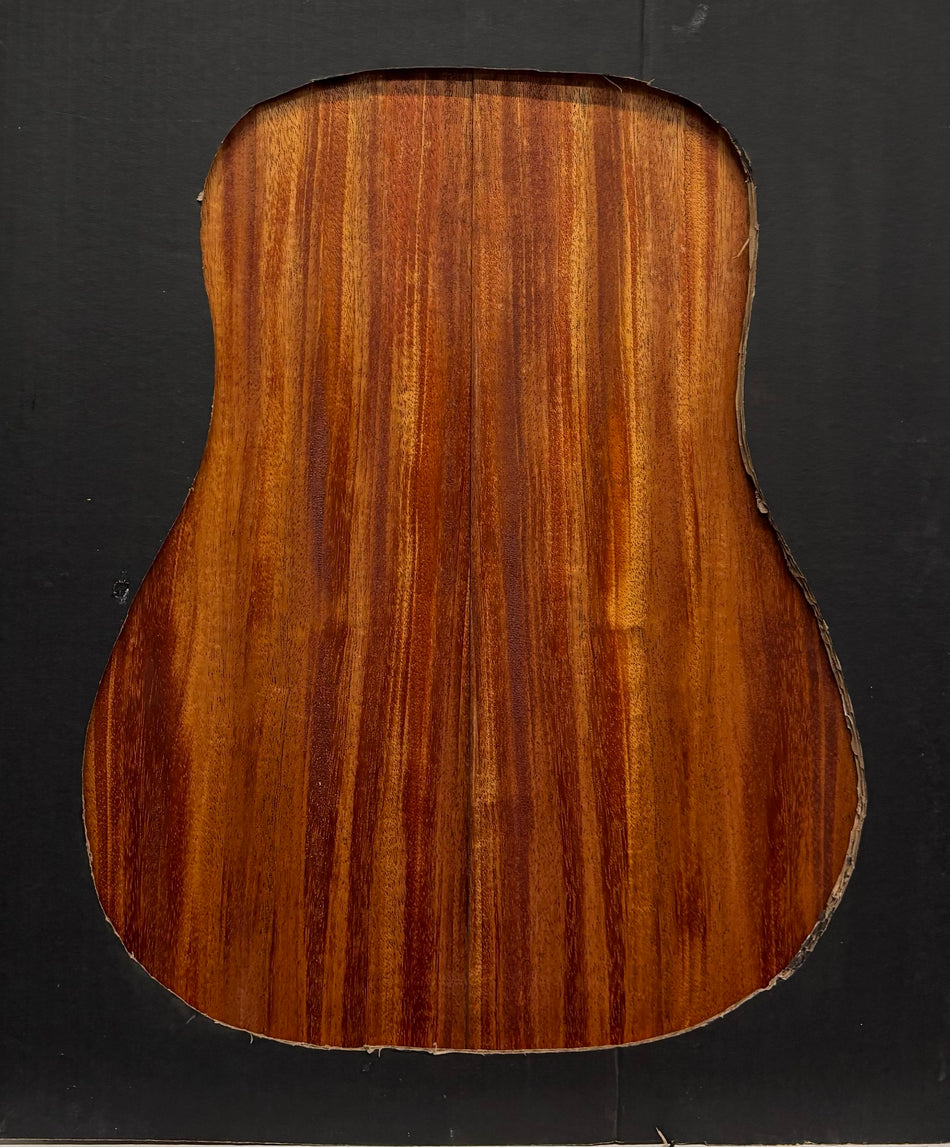 African Mahogany Dreadnought Guitar Back and Side Set #128