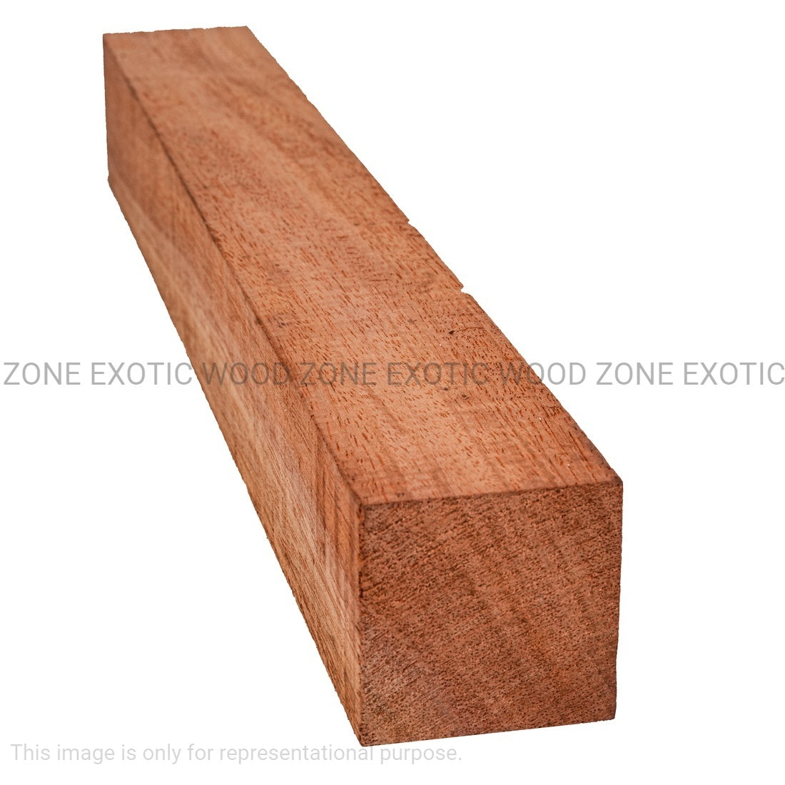 Pack of 2, African Mahogany Turning Wood Blanks 1-1/2 x 1-1/2 x 12 inches - Exotic Wood Zone - Buy online Across USA 