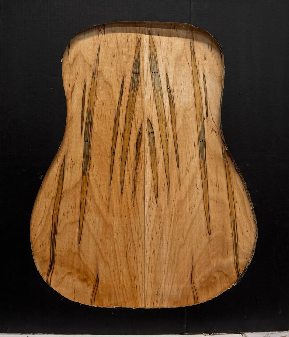 Ambrosia Maple Dreadnought Guitar Back and Side Set #704