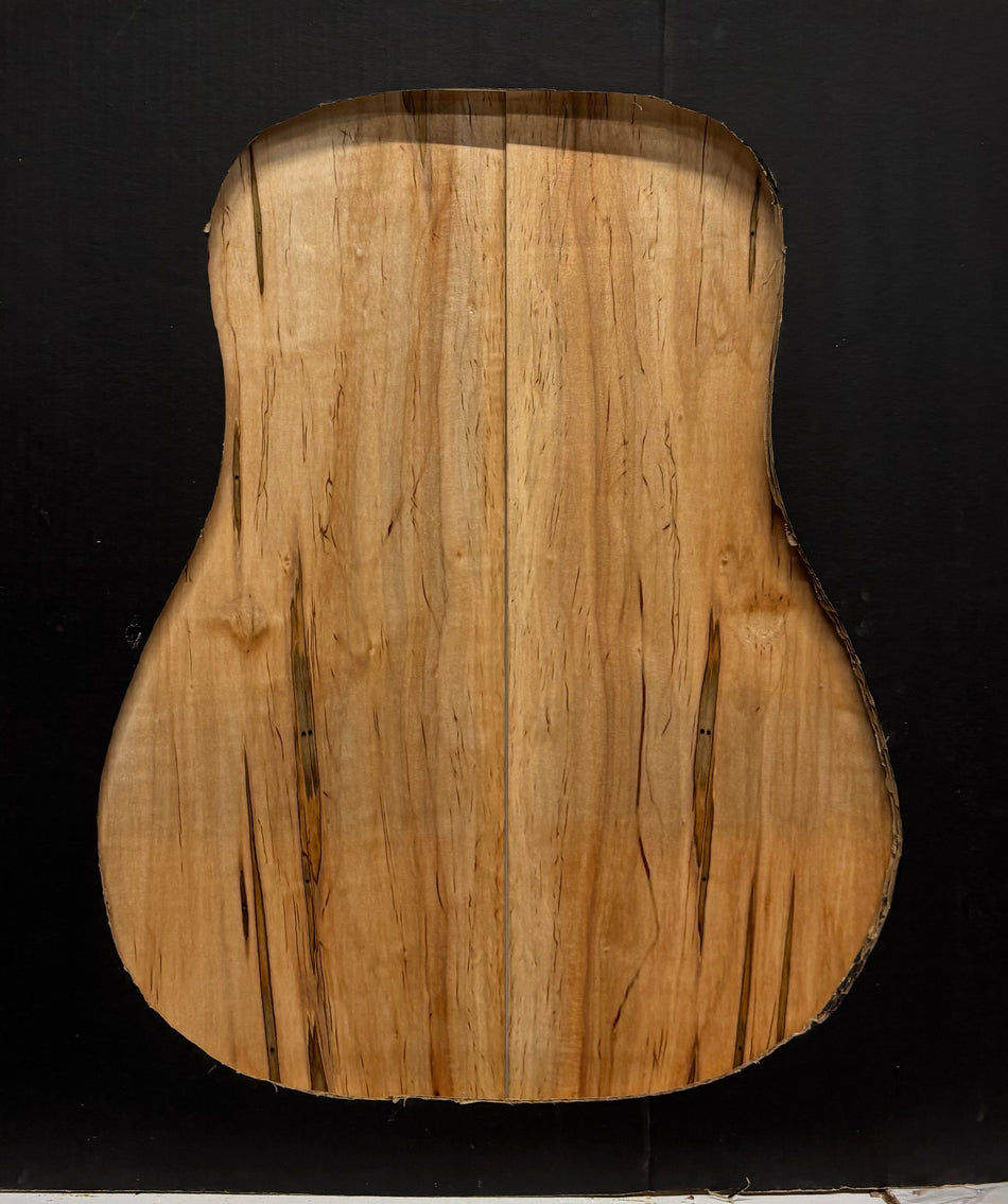 Ambrosia Maple Dreadnought Guitar Back and Side Set #713