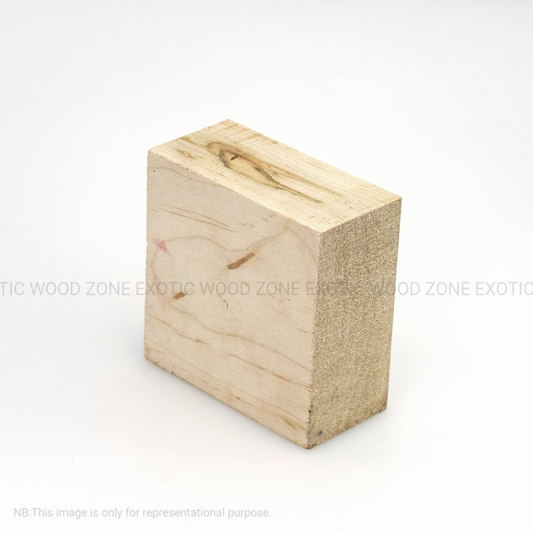 Pack of 1, Ambrosia Maple Wood Bowl Blanks  6" x 6" x 2" - Exotic Wood Zone - Buy online Across USA 