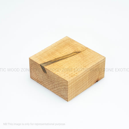 Pack of 1, Ambrosia Maple Wood Bowl Blanks  6" x 6" x 2" - Exotic Wood Zone - Buy online Across USA 