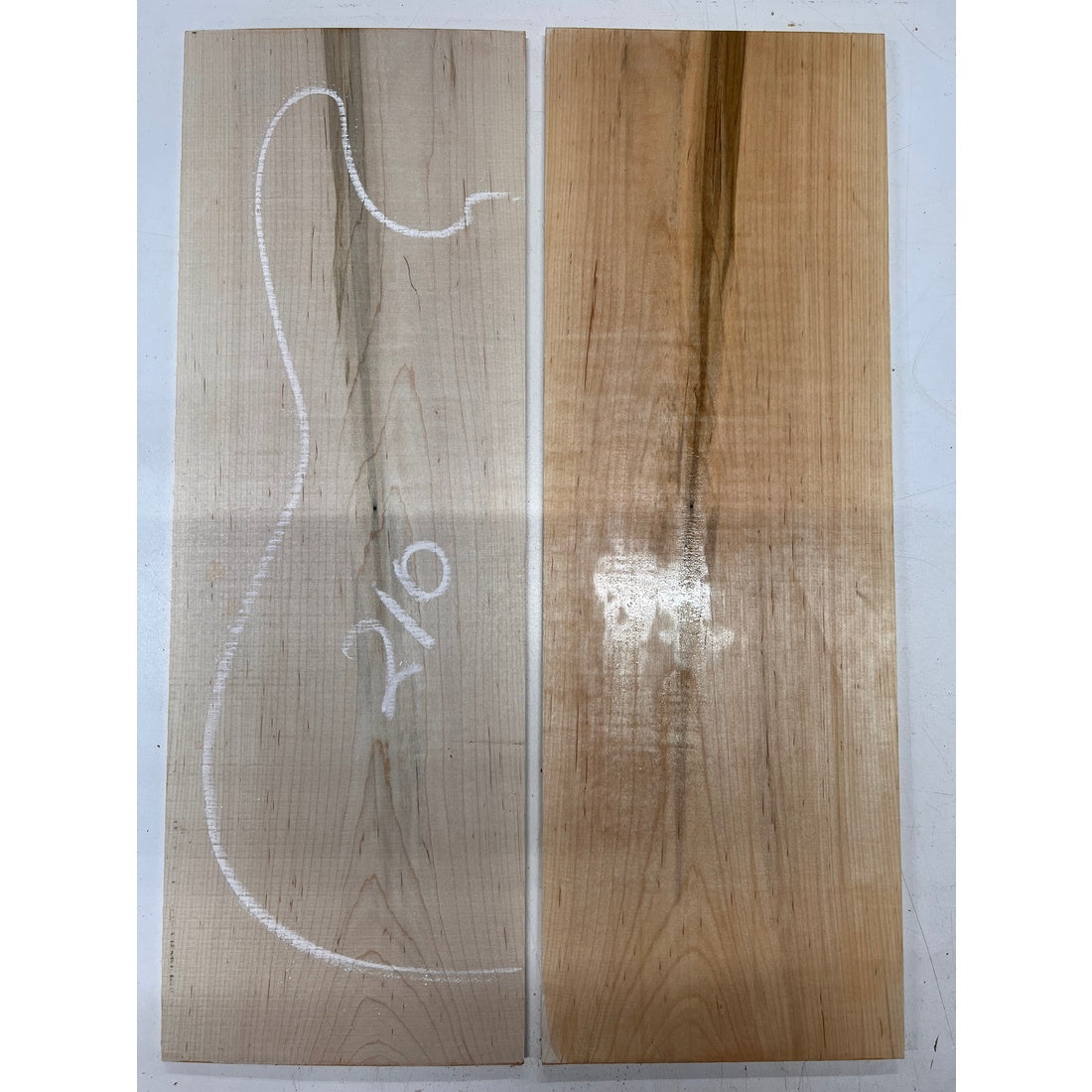 Ambrosia Maple Bookmatched Guitar Drop Tops 21" x 7-1/4" x 1/4" #210 - Exotic Wood Zone - Buy online Across USA 