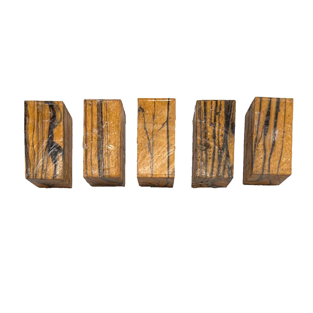 5 Pack, Black and White Bottle Stopper Blanks 1-1/2&quot;x 1-1/2&quot;x 3&quot; - Exotic Wood Zone - Buy online Across USA 