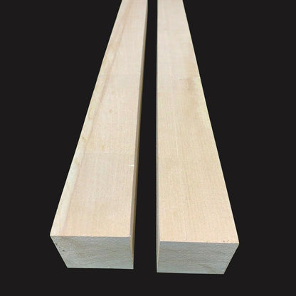 Basswood Carving Wood Exotic Wood Pool Cue Blanks 1-1/2&quot;x 1-1/2&quot;x 24&quot; - Exotic Wood Zone - Buy online Across USA 