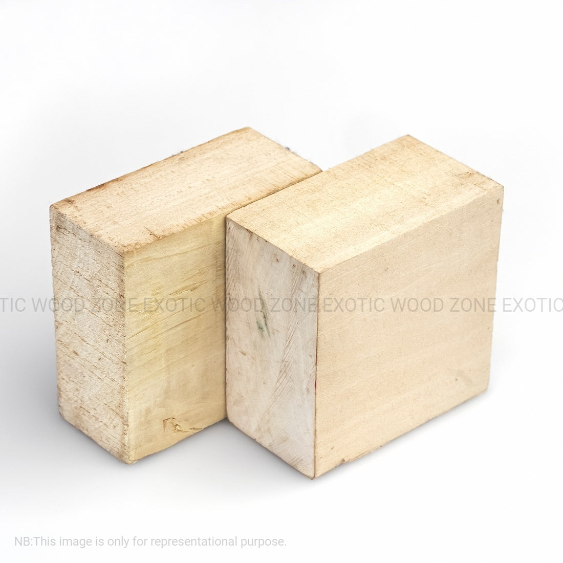 Pack Of 10, Basswood Bowl Turning Wood Blanks  6&quot; x 6&quot; x 2&quot; | Free Shipping - Exotic Wood Zone - Buy online Across USA 