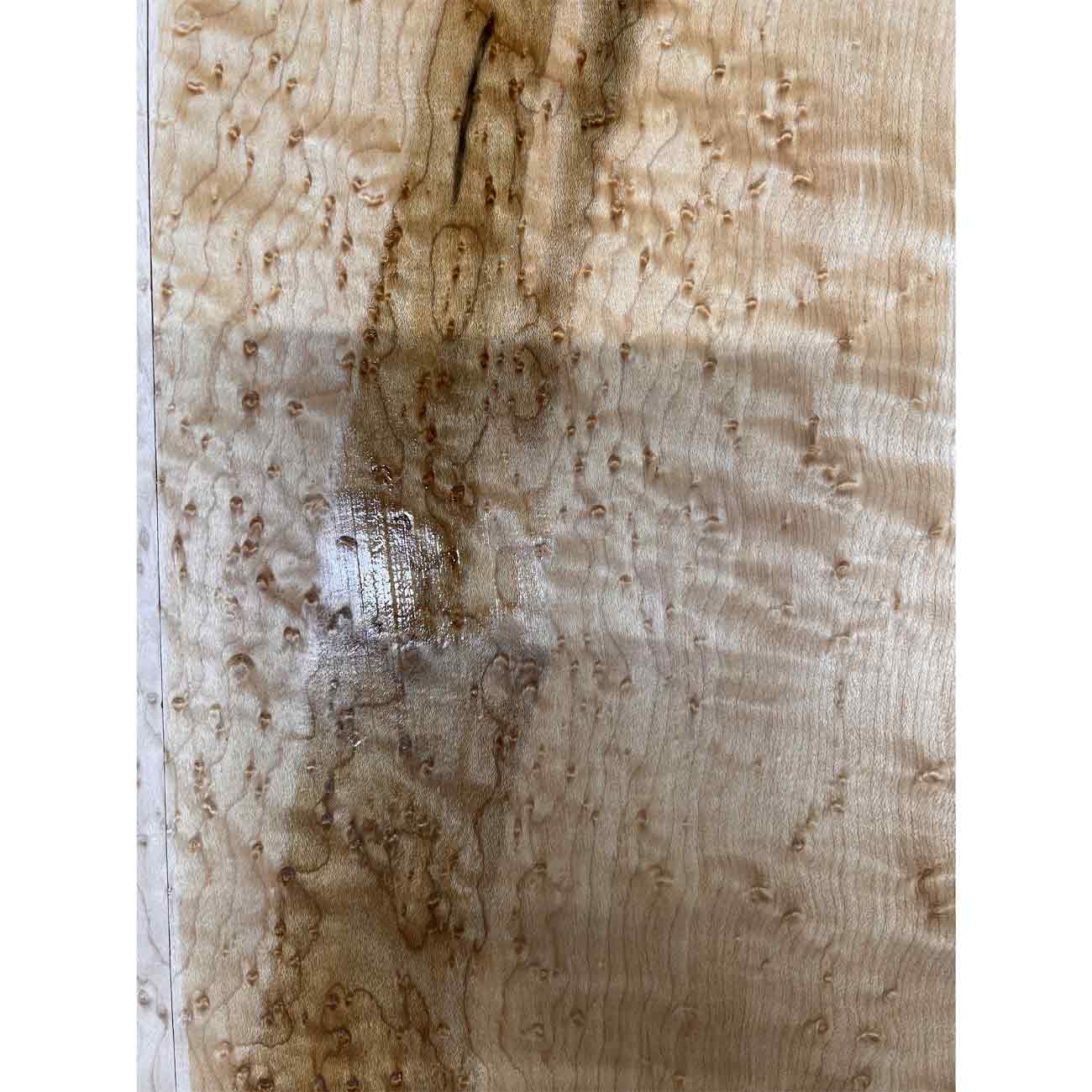 Birds Eye Maple Bookmatched Guitar Drop Tops 21"x 7-1/4"x 3/8" #204 - Exotic Wood Zone - Buy online Across USA 