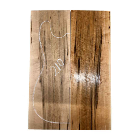 Birds Eye Maple Bookmatched Guitar Drop Tops 21"x 7-1/4"x 3/8" #210 - Exotic Wood Zone - Buy online Across USA 