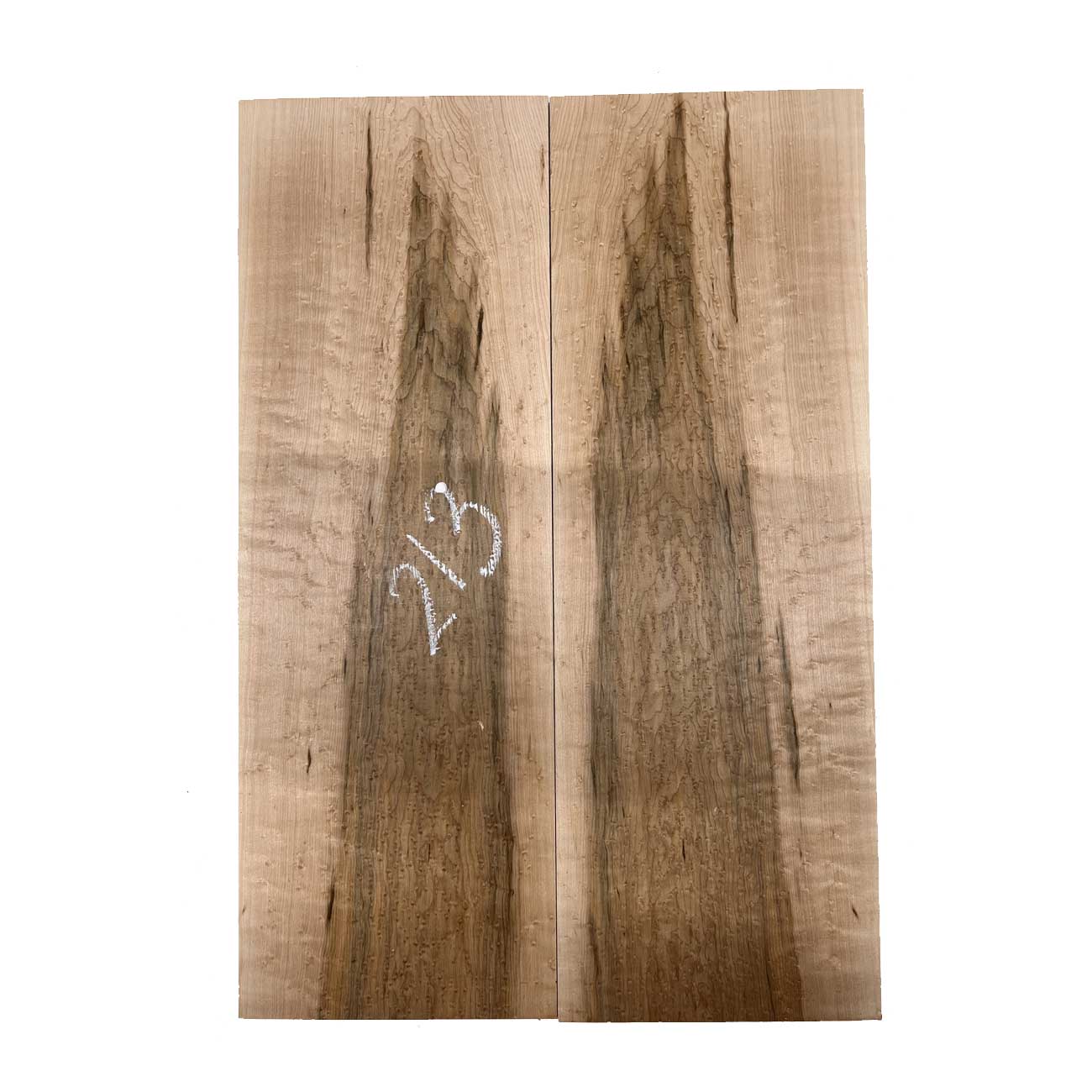 Birds Eye Maple Bookmatched Guitar Drop Tops 21"x 7-1/4"x 3/8" #213 - Exotic Wood Zone - Buy online Across USA 