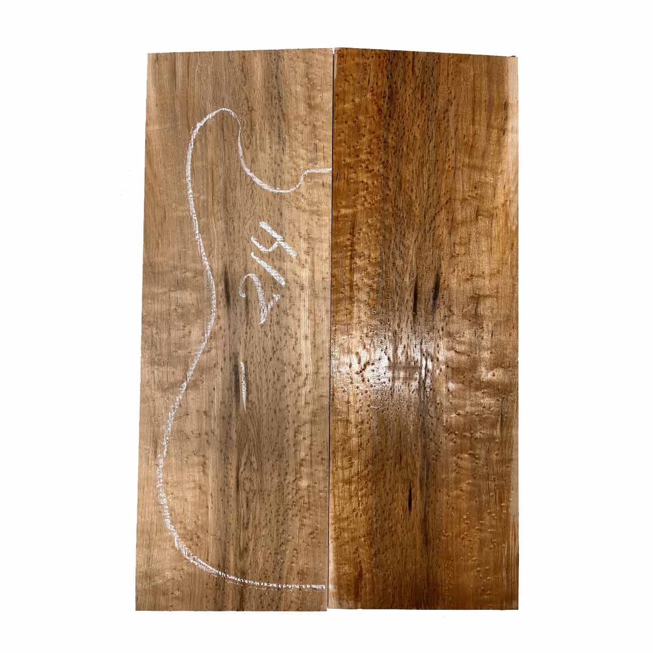 Birds Eye Maple Bookmatched Guitar Drop Tops 21"x 7-1/4"x 3/8" #214 - Exotic Wood Zone - Buy online Across USA 