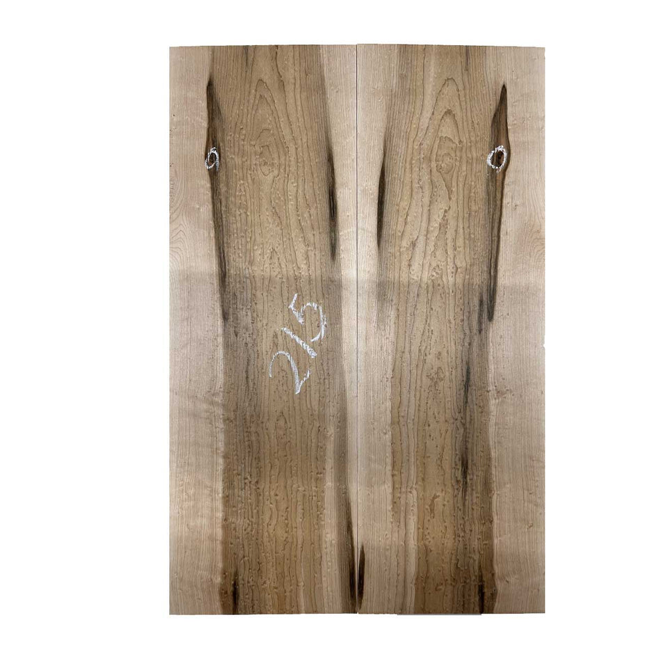 Birds Eye Maple Bookmatched Guitar Drop Tops 21"x 7-1/4"x 3/8" #215 - Exotic Wood Zone - Buy online Across USA 