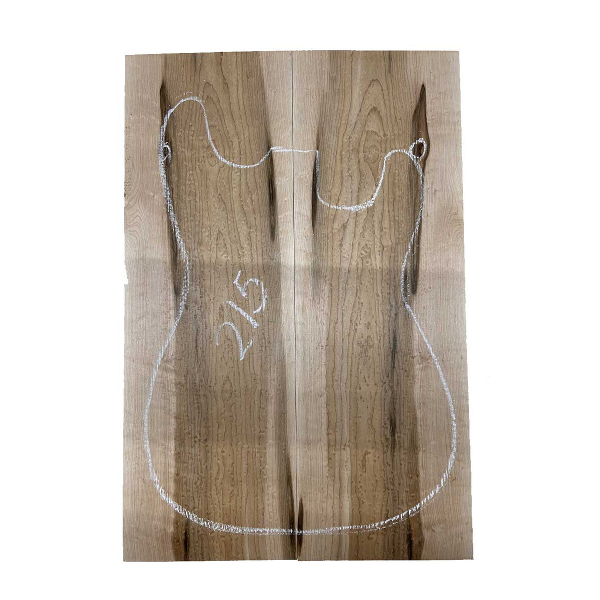 Birds Eye Maple Bookmatched Guitar Drop Tops 21"x 7-1/4"x 3/8" #215 - Exotic Wood Zone - Buy online Across USA 