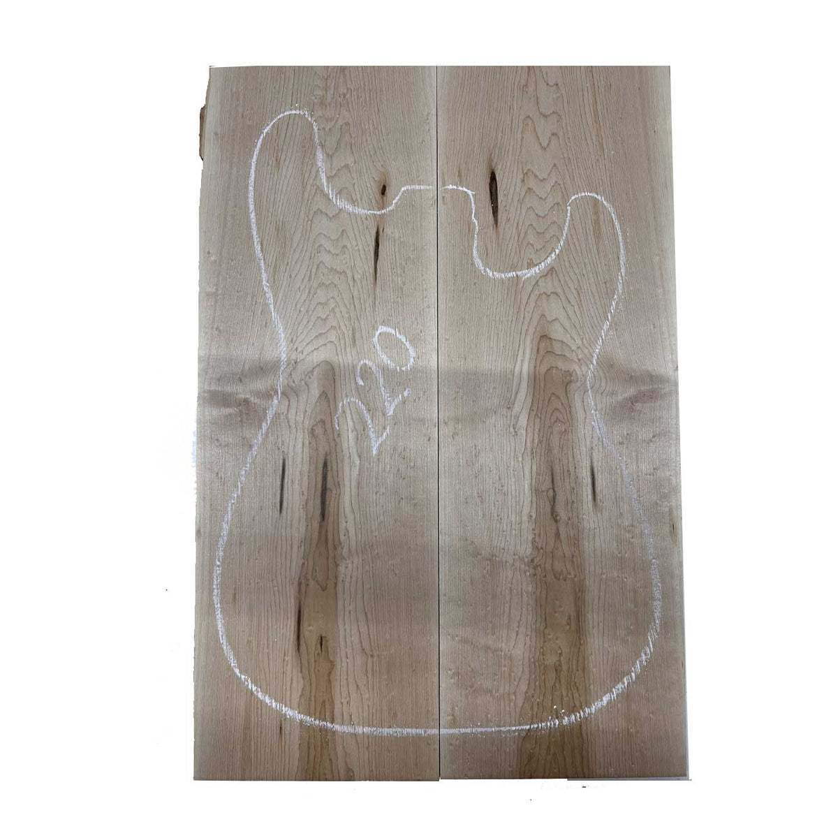 Birds Eye Maple Bookmatched Guitar Drop Tops 21"x 7-1/4"x 3/8" #220 - Exotic Wood Zone - Buy online Across USA 