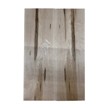 Birds Eye Maple Bookmatched Guitar Drop Tops 21"x 7-1/4"x 3/8" #221 - Exotic Wood Zone - Buy online Across USA 