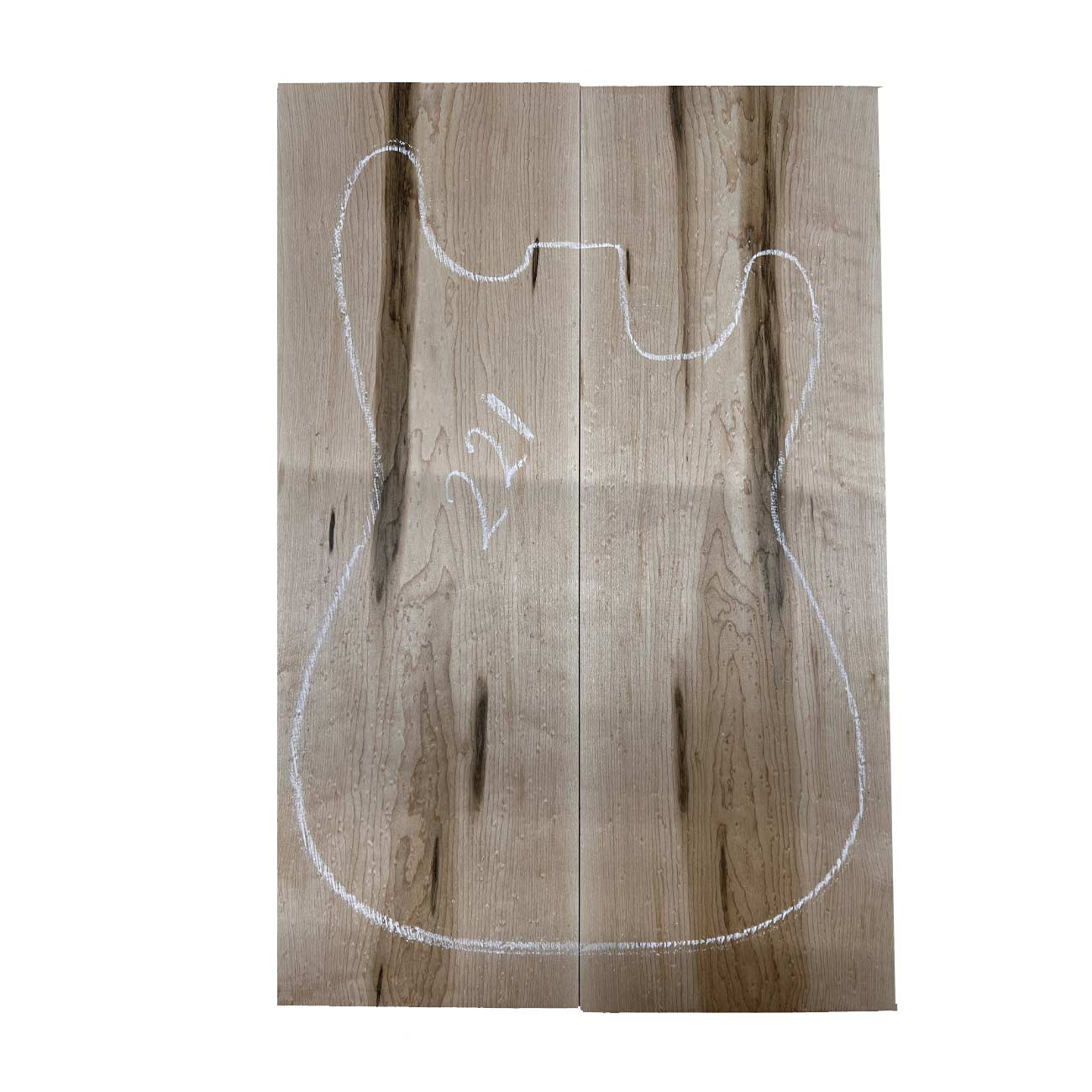 Birds Eye Maple Bookmatched Guitar Drop Tops 21"x 7-1/4"x 3/8" #221 - Exotic Wood Zone - Buy online Across USA 