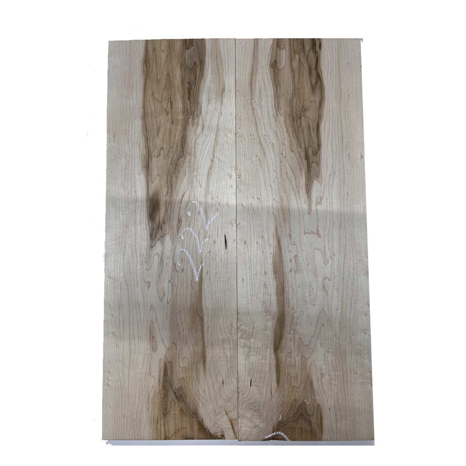 Birds Eye Maple Bookmatched Guitar Drop Tops 21"x 7-1/4"x 3/8" #222 - Exotic Wood Zone - Buy online Across USA 