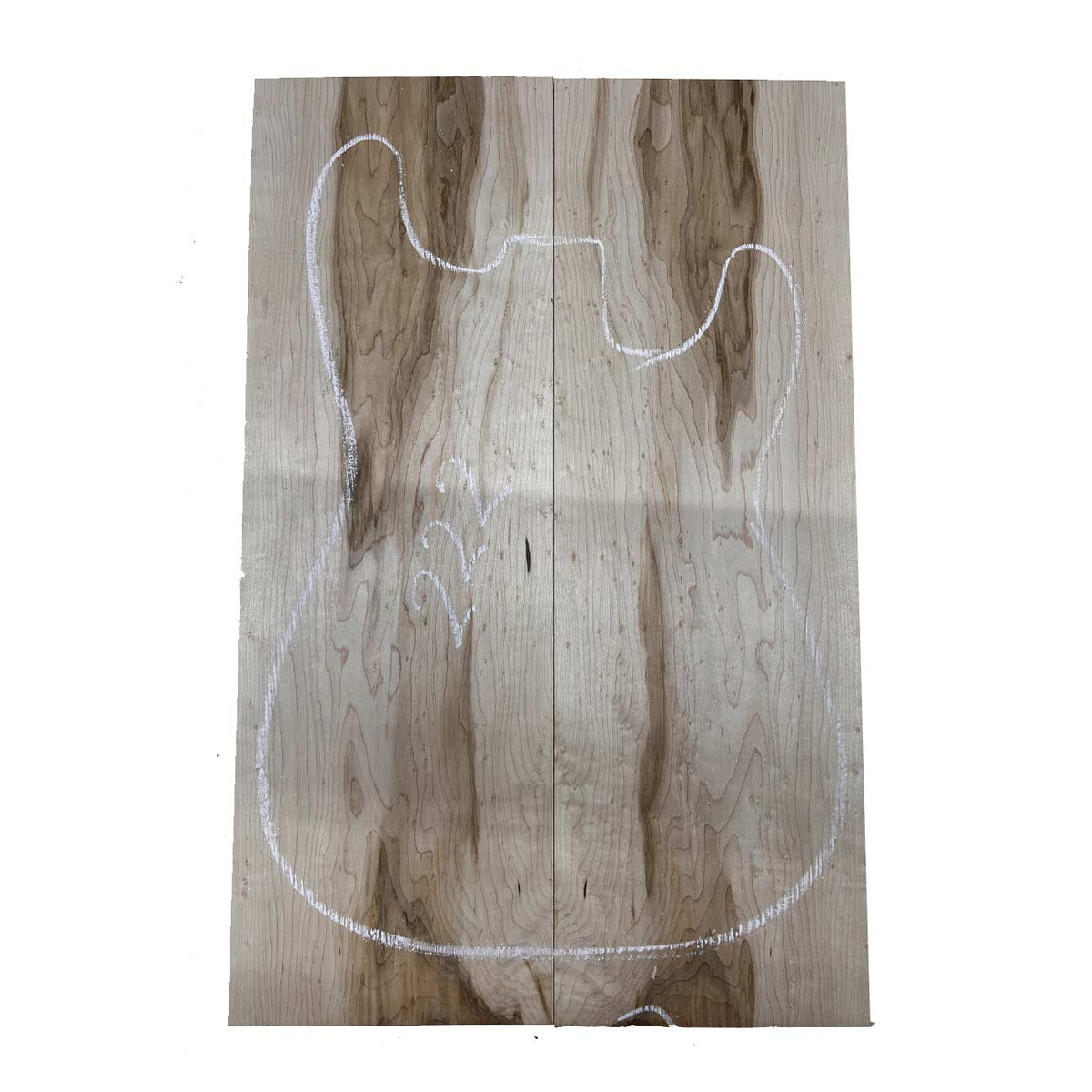 Birds Eye Maple Bookmatched Guitar Drop Tops 21"x 7-1/4"x 3/8" #222 - Exotic Wood Zone - Buy online Across USA 