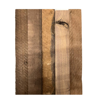 15 Pound Box of American Black Walnut Wood Cut-Offs - 1/4&quot; - 1&quot; Thick pieces - Exotic Wood Zone - Buy online Across USA 