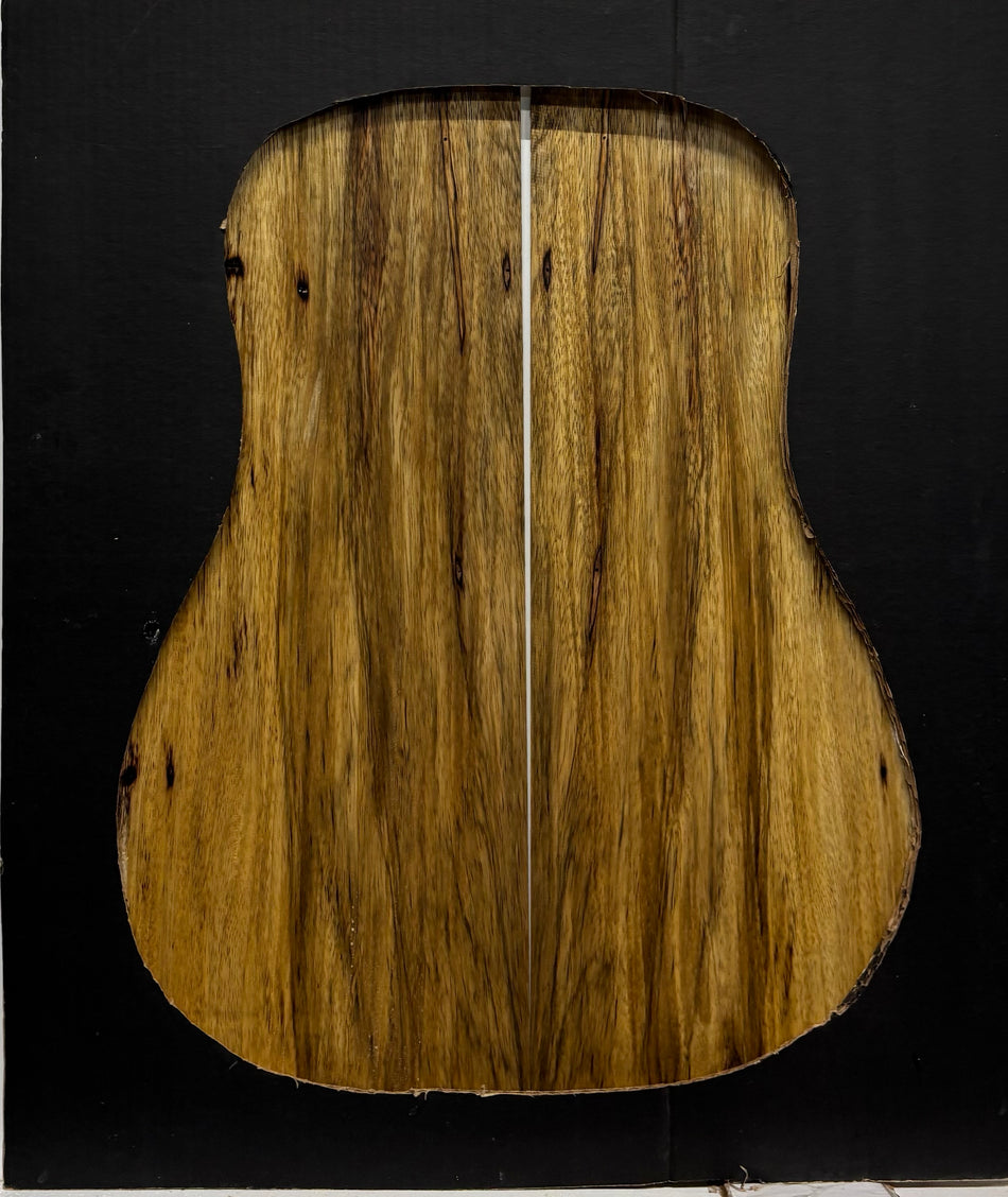 Black Limba Dreadnought Guitar Back and Side Set #337