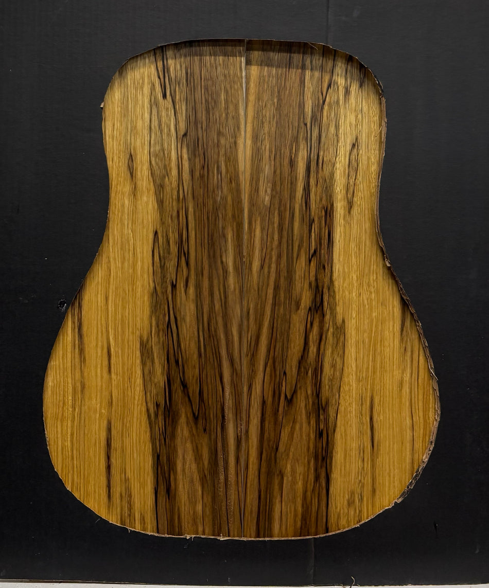 Black Limba Dreadnought Guitar Back and Side Set #314