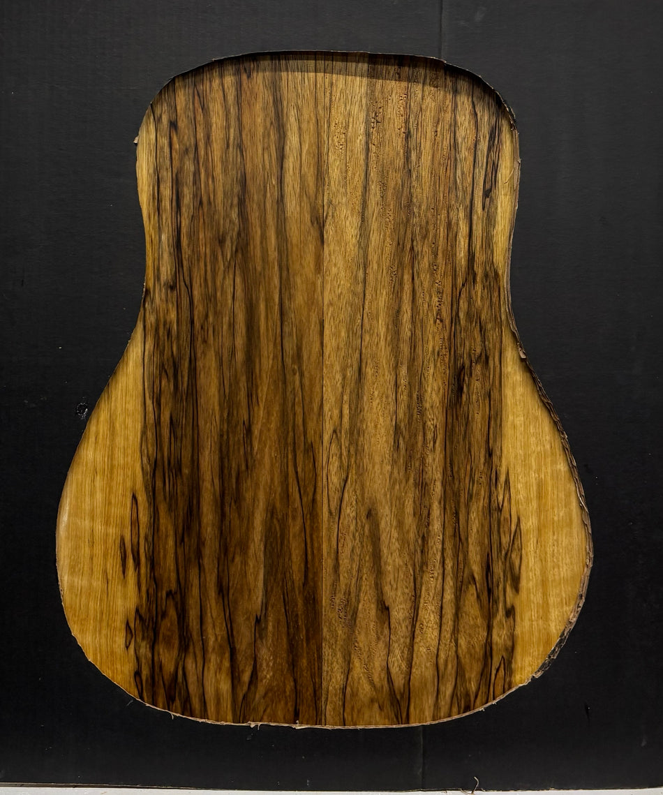 Black Limba Dreadnought Guitar Back and Side Set #327