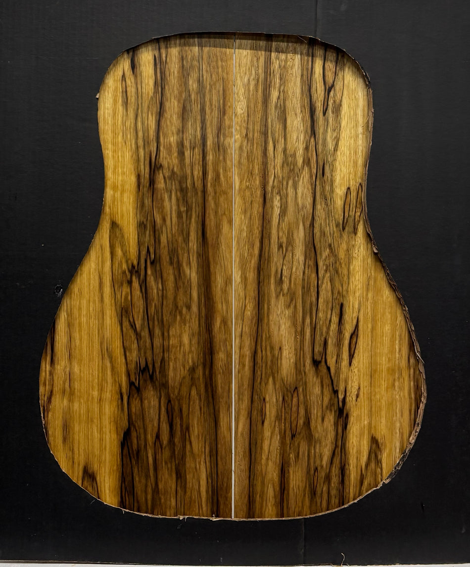 Black Limba Dreadnought Guitar Back and Side Set #325