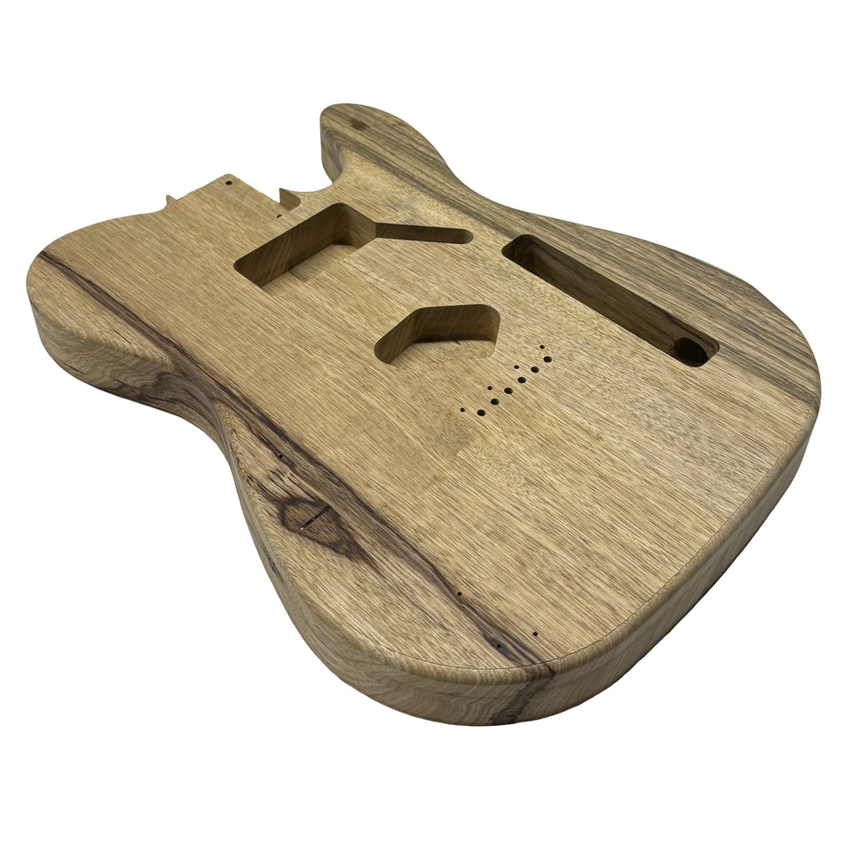 TL-Style Black Limba Unfinished Fender Guitar Body #251