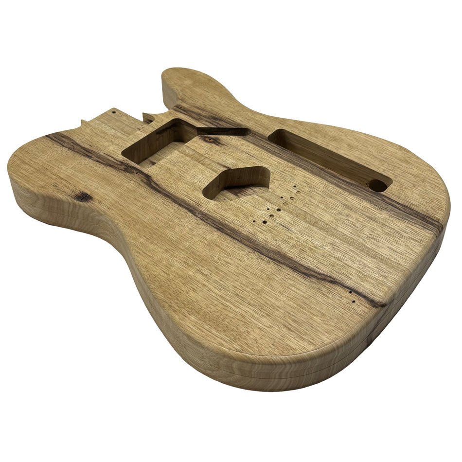 TL-Style Black Limba Unfinished Fender Guitar Body #252