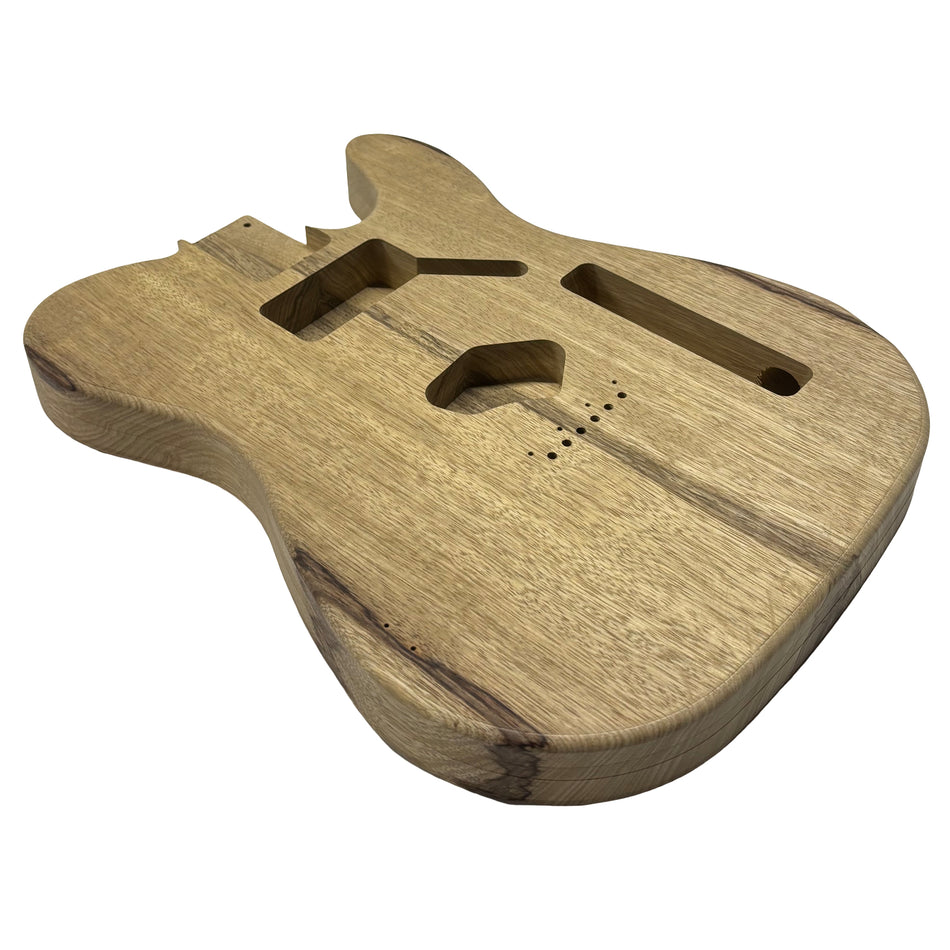 TL-Style Black Limba Unfinished Fender Guitar Body #254