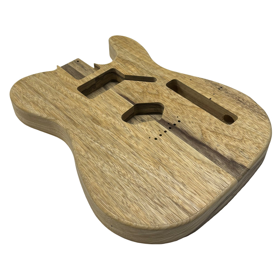 TL-Style Black Limba Unfinished Fender Guitar Body #255