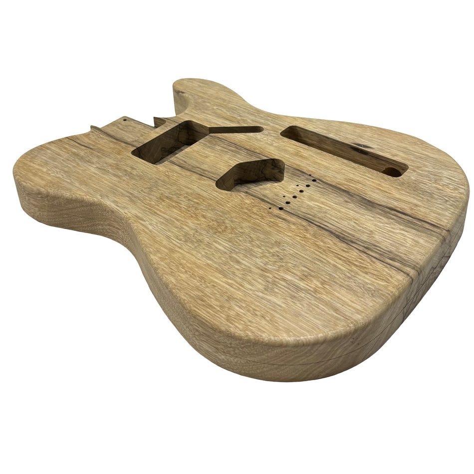TL-Style Black Limba Unfinished Fender Guitar Body #258