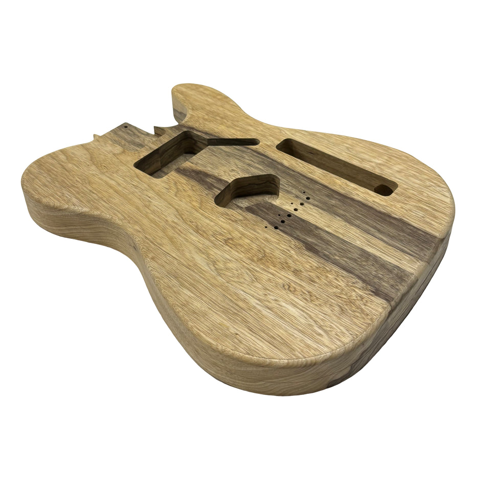 TL-Style Black Limba Unfinished Fender Guitar Body #260