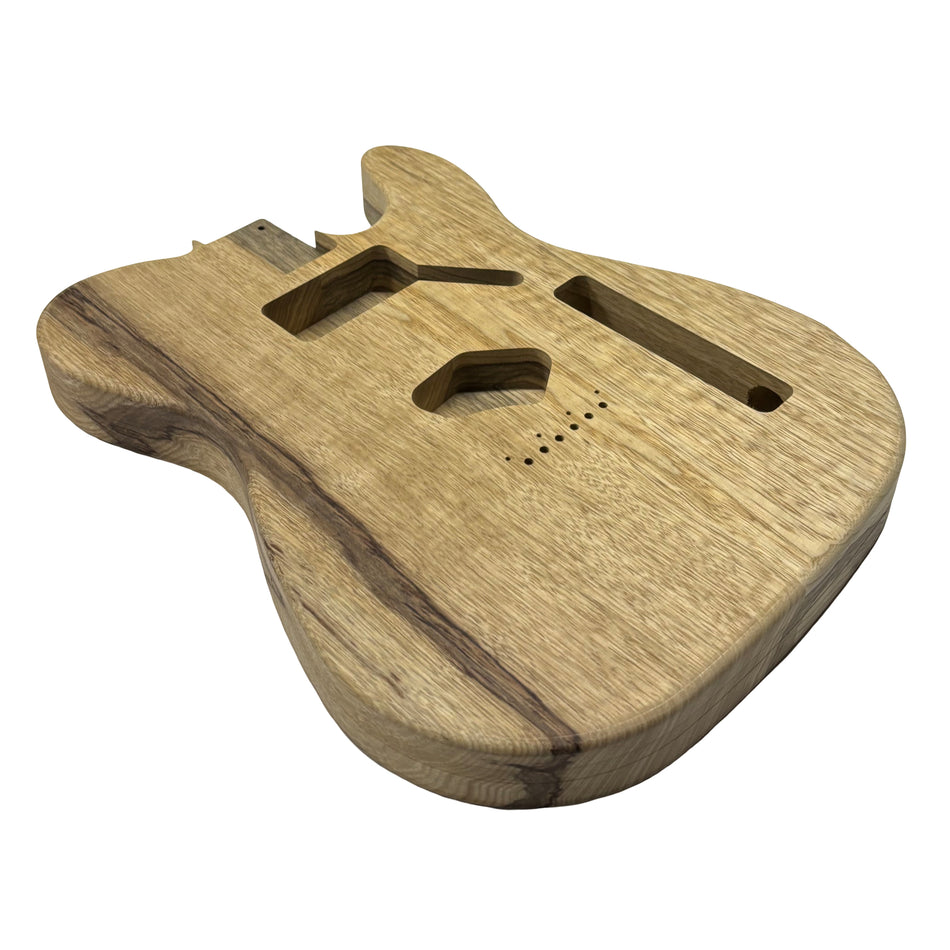 TL-Style Black Limba Unfinished Fender Guitar Body #261