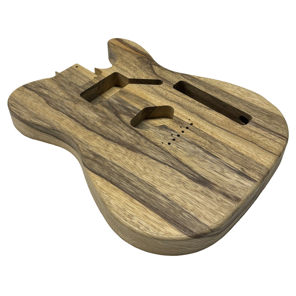 TL-Style Black Limba Unfinished Fender Guitar Body #262