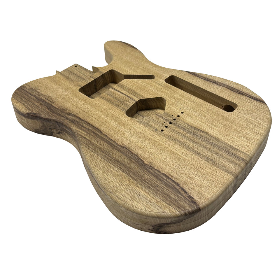 TL-Style Black Limba Unfinished Fender Guitar Body #263
