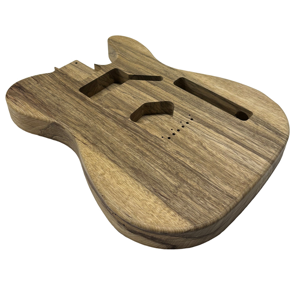 TL-Style Black Limba Unfinished Fender Guitar Body #264