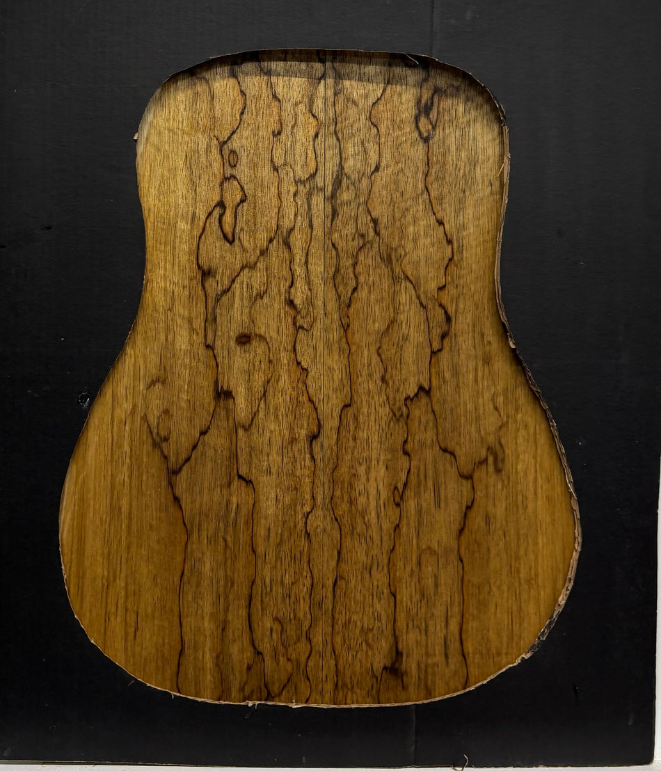 Black Limba Dreadnought Guitar Back and Side Set #344